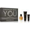 Giorgio Armani Stronger With You, SET: EDT 50 ml + Sprchový gél 75ml + Hydratačný balzám na fúzy 20 ml