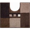 Koupelnová předložka Grund Merkur | hnědá Typ: 50x60 cm WC výřez