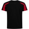 Just Cool Detské športové tričko Contrast Cool T - Čierna / červená | 3-4 roky