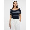 Dark blue women's T-shirt with three-quarter sleeves ORSAY - Women's čierna S Orsay 4067937099701