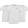 GymBeam Men‘s Basic Tričko 3Pack Biele - XXXL - 3pack