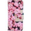 Púzdro TopQ Xiaomi Redmi Note 11 Flipové Ružové kvety