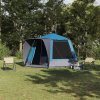 Kempingový stan Modrá 420 x 420 x 227 cm Polyester
