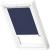 Tieniaca roleta na strešné okno VELUX na solárny pohon RSL PK04 9050KWL modrá