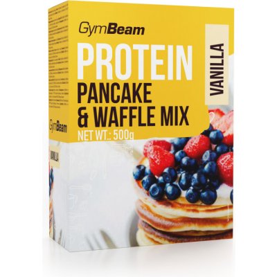 GYMBEAM Proteínové palacinky pancake & waffle mix vanilka 500 g
