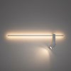 Euluna Nástenné svetlo EASY RIGHT, biele, šírka 80 cm, kov, GU10 + LED - 11580
