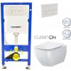 GEBERIT DuofixBasic s bielym tlačidlom DELTA51 + WC CERSANIT VIRGO CLEANON + SEDADLO 458.103.00.1 51BI ME1
