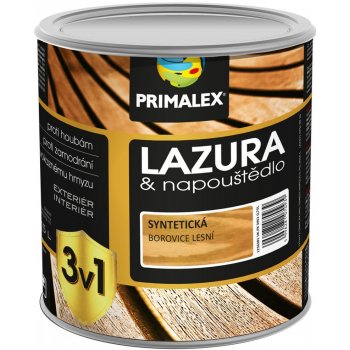 Primalex lazúra & napúšťadlo 3v1 0,75 l borovica lesná