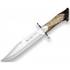 JOKER CT101 HUNTING BOWIE lovecký nôž 25 cm, jelení paroh, kožené puzdro