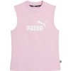 Puma Essentials+ SLIM LOGO TANK ružová,biela
