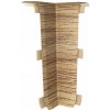 Vnútorný roh Vilo PVC 3,3 x 10, dĺžka 6cm, dub