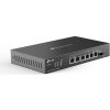 TP-LINK Omada Multi-Gigabit VPN Router PORT: 1× 2.5G RJ45 WAN Port, 1× 2.5G RJ45 WAN/LAN Port, 1× Gigabit SFP WAN/LAN Port, 4× G ER707-M2