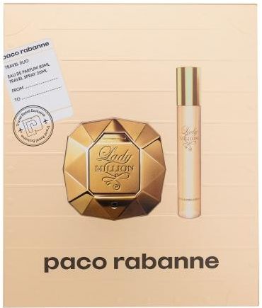 Paco Rabanne Lady Million darčekový set parfumovaná voda 80 ml + parfumovaná voda 20 ml