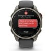 Inteligentné hodinky Garmin fenix 8 Pro 47 mm AMOLED Sapphire - Titanium / Graphite Silicone Band (010-03198-11)