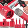 Sada diamantových korunkových vrtákov RTZOD0045, 5 ks | RED TECHNIC