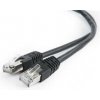 Gembird PP22-2M-BK Patch RJ45, cat. 5e, FTP, 2m, černý
