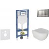 Geberit Duofix - Set predstenovej inštalácie, klozetu Oudee a dosky softclose, tlačidlo Sigma30, lakovaný chróm mat/chróm SANI11CA1122B