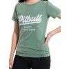 PitBull West Coast dámske tričko Angel Logo green Farba: zelená, Veľkosti dámske: L