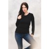 Bambusové tričko s dlhým rukávom Meracus Kristin čierna (MEF011) M