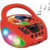 Craftenwood CD/MP3 prehrávač Lexibook Miraculous Bluetooth 5.0 Červená