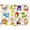 Bino Dřevěné puzzle safari 11dílků