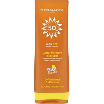 Dermacol Sun Water Resistant vodeodolné mlieko na opaľovanie pre deti SPF50 200 ml