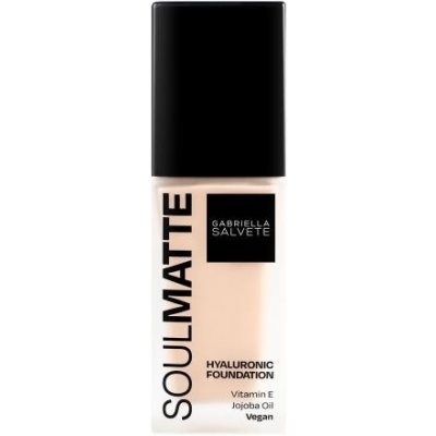 Gabriella Salvete Soulmatte Hyaluronic Foundation Hydratačný a zmatňujúci make-up 02 cold ivory 30 ml