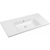 AQUALINE - ZUNO 100 keramické umývadlo nábytkové 100x45cm, biela 9100