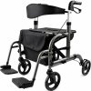 REHAFUND RF-625/S chodítko 4-kolesové pre seniorov BOGOTA PREMIUM sivé