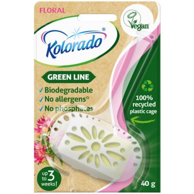 Kolorado Green Line WC blok FLORAL 40 g