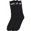Balenie 3 párov čiernych ponožiek VANS CLASSIC CREW SOCKS BLACK Farba: Čierna, Veľkosť: 39-42