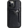 Nillkin Aoge kožený kryt pre iPhone 12 / 12 Pro farba Čierna