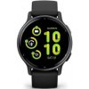 Inteligentné hodinky Garmin vívoactive 5 - Slate / Black Silicone Band (010-02862-10)