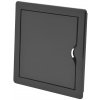 airRoxy revízne dvierka grafit čierna 150x150 mm