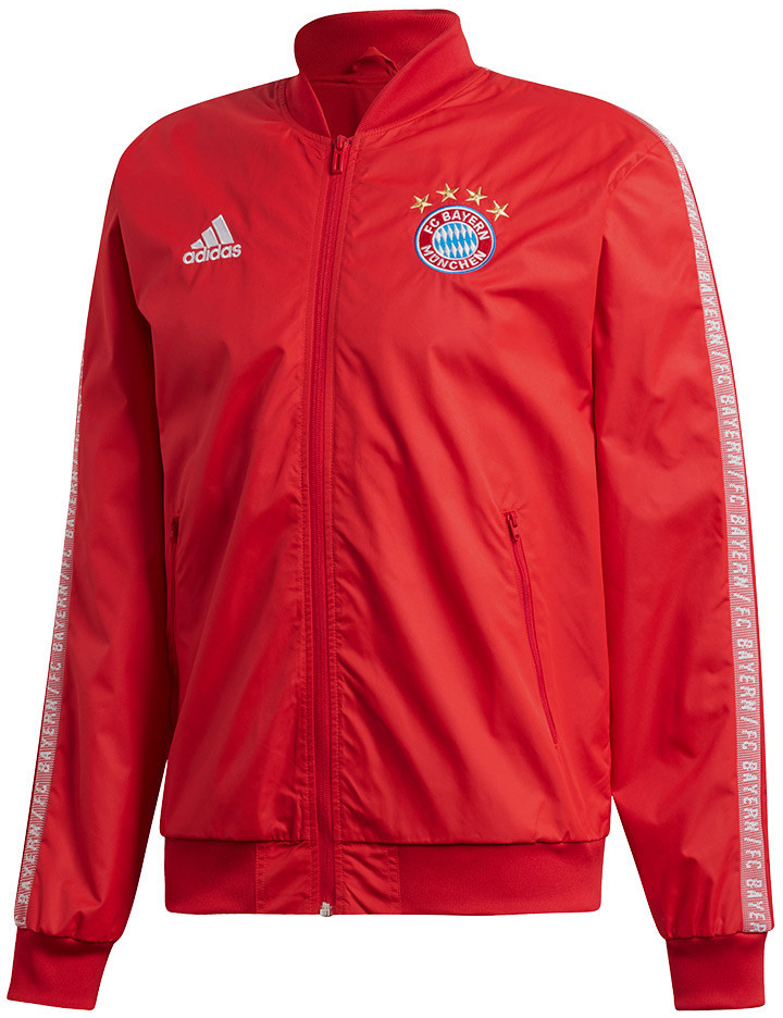 adidas FC Bayern München mikina bunda pánska červená od 89,99 € - Heureka.sk