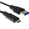 C-Tech CB-USB3C-10B USB 3.0 AM na Type-C, (AM/CM), 1m, černý