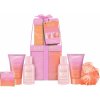 Baylis & Harding Jojoba, Vanilla & Almond Oil sprchový gél 100 ml + telové mlieko 50 ml + sprchový krém 100 ml + krém na ruky 50 ml + soľ do kúpeľa 25 g + huba na umývanie 1 ks