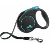 Vodítko Flexi Black Design páska S 5 m modré (do 15 kg)