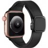 eses Sportovní kožený řemínek pre Apple Watch - Černý 42mm, 44mm, 45mm, 49mm