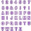 Vykrajovačky - písmena a čísla 2,4 cm