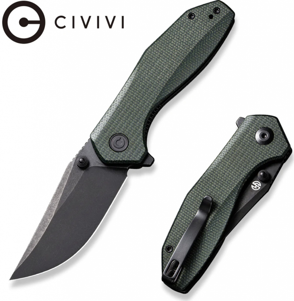 CIVIVI ODD 22 Stonewashed/Micarta C21032-2