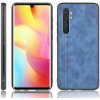 Kožený kryt na Xiaomi Mi Note 10 Lite - Modrá