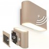 | Briloner 3878011 - LED nabíjateľné nástenné svietidlo so senzorom CHAT LED/3W/5V 2000 mAh béžová | 3878011