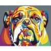 Diamondi Diamantové maľovanie - BULDOG II Rámovanie: vypnuté plátno na rám, Rozmer: 40x50 cm