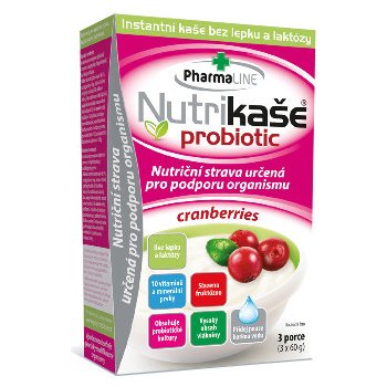 Nutrikaše probiotic cranberries 3 x 60 g