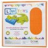 L-W Toys Veľká podložka na stavanie 50x50 bodů oranžová