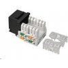 Solarix Vsuvná keystone svorkovnica CAT5E UTP RJ45 čierna 90° SXKJ-5E-UTP-BK-90 25286504