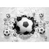Fototapeta na stenu - FT5111 - 3D futbalová lopta 350x250cm - Vlies 110gr