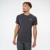 DECATHLON PUMA pánske fitness tričko s krátkym rukávom sivé S