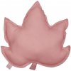 Ľanový vankúš Javorový list Pure Nature: Blush
